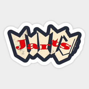 Vintage Retro Jarts Sticker